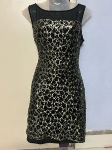 Pintrest Glitter Sparkly Midi Party Dress