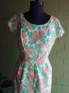 Floral Print Vintage Dress