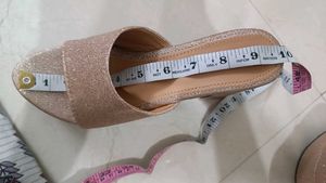 Sparkly Platform Heel Sandal Unused