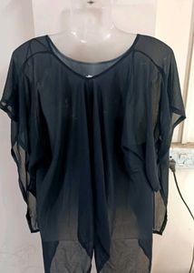 Silky Chiffon Sheer Top