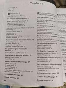 Abnormal Psychology Book For College Student