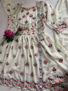 Embroidered Anarkali Suit
