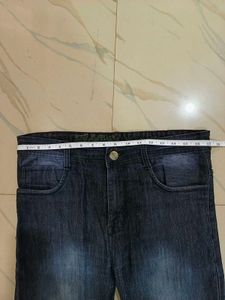 Dark Blue Denim Jeans