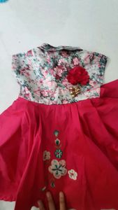 small deep pink dress
