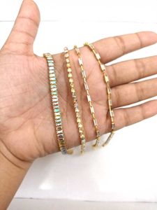 Set of 4 Rhinestone Bracelets 😍