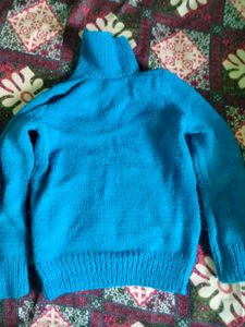 Blue Knit Sweater