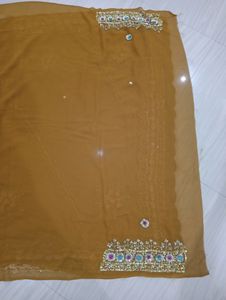 New Heavy Stone Work Saree