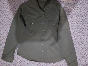Cotton Shirt Olive Colour