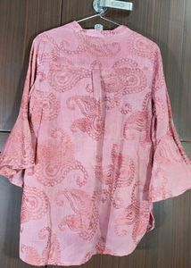 Self Embroidered short Kurti