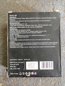 The Man Company Black EDT user max 5 sprays