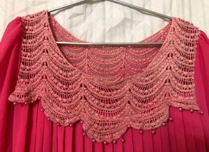 Pink Long Sleeve Dress