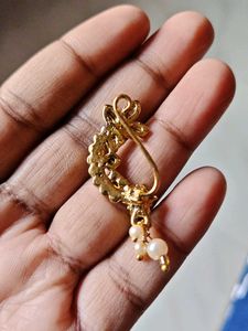 Earrings with Hair Chain