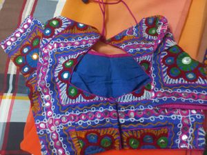 Preloved Saree With Awesome  Blouse