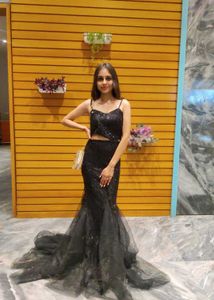 Black Marmaid Gown