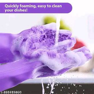 Silicone Scrubbing Gloves