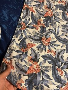 Floral Print Short Sleeve Shirt