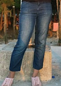 Jealous 21 Women&#39;s Dark Blue Mid-Rise Jeans Size 30