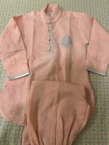 Pink Pathani Kurta Pyjama - Boys