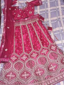Elegant Pink Lehenga Choli Set 🆕