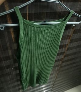 H&amp;M Ribbed strappy top