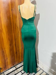 Green Bodycon Maxi Dress