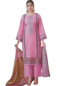 Pakistani Embroidery Work Dress Material
