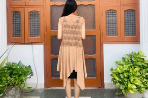 Stylish Duster Dress with Belt