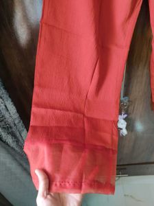 Elegant Rust Kurta Set