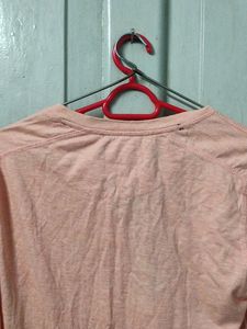 Light Orange Coloured Full Sleeved Men&#39;s Tshirt
