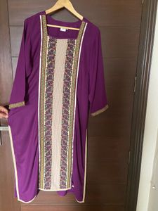 Elegant Purple emb. Kurta from naari (44)xx