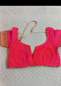 Red Saree With Blouse