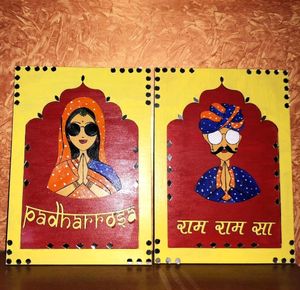 Rajasthani Welcome Plaques
