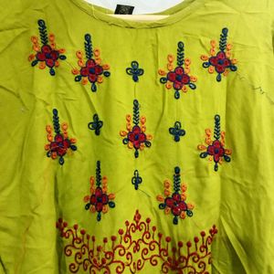 Chartreuse Tunic Top