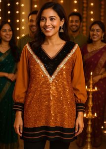👑 The Maharaja Sequin Tunic✨
