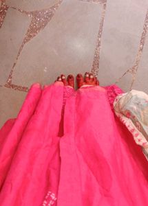 Celebrate in Style:FabIndia’s Elegant Pink A-line