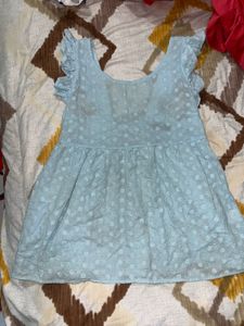 Cute Blue Babydoll Top