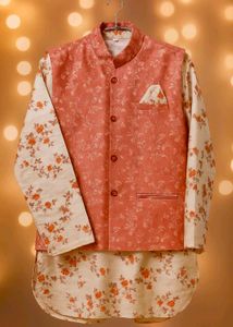 Baby Boys Kurta Pajama with Koti set