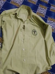 Vintage Light Green Uniform Shirt