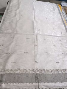 Vintage Tissue Zardosi Work Saree