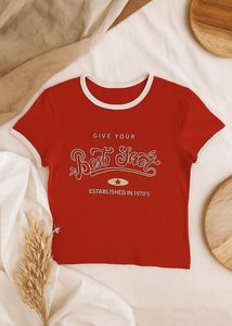 Retro Red Graphic Tee