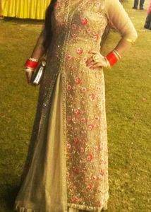 Embroiderd Partywear Gown....