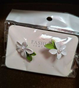 Combo Of 5 Korean Floral Earrings