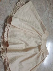 Lace Trim Skirt