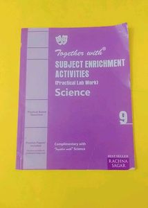 SCIENCE subject Enrichment Activities Work Book 📖
