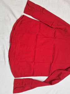 MUFTI Brand New Stylish Red Casual Shirt