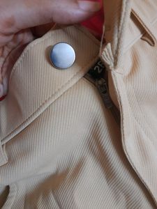 Beige Cargo Trousers