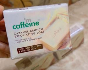 mCaffeine Caramel Crunch Exfoliating Soap