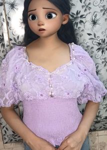 Cute purple top