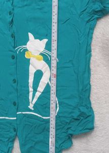 Cat Print Top