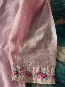 Elegant Pink Ethnic Gown
